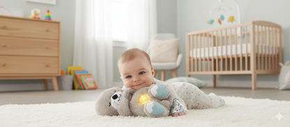 Huggable Breathing Teddy Bear Soft Toy with Light – Cute Plush Stuffed Animal for Kids & Adults, 25cm | Birthday & Valentine Gift