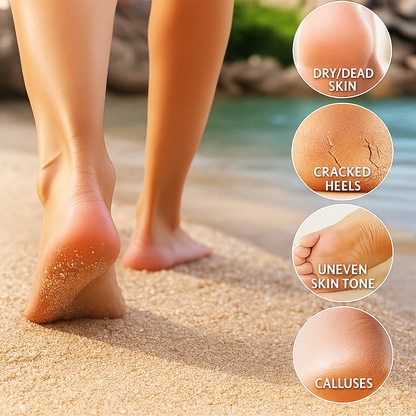 Lavender Foot Peel Mask (Pair of 2) – Natural Exfoliator for Dead Skin & Callus Removal, Heels Repair, Cracked Feet Treatment, Peeling Foot Mask for Baby Soft & Smooth Feet