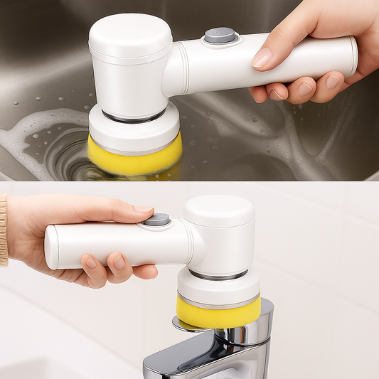 5in1 Home Kitchen Electric Cleaning Brush Electric Spin Scrubber