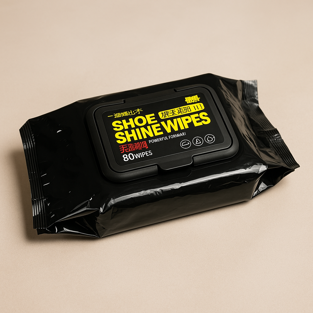 Sneaker & Shoe Cleaning Wet Wipes – Fast Scrubbing, Non-Woven Quick Wipes | Disposable, Travel-Friendly | Removes Dirt & Stains Instantly (80 Wipes)