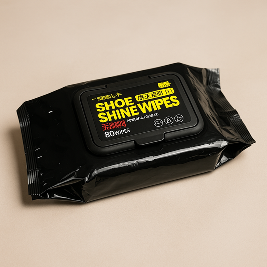 Sneaker & Shoe Cleaning Wet Wipes – Fast Scrubbing, Non-Woven Quick Wipes | Disposable, Travel-Friendly | Removes Dirt & Stains Instantly (80 Wipes)