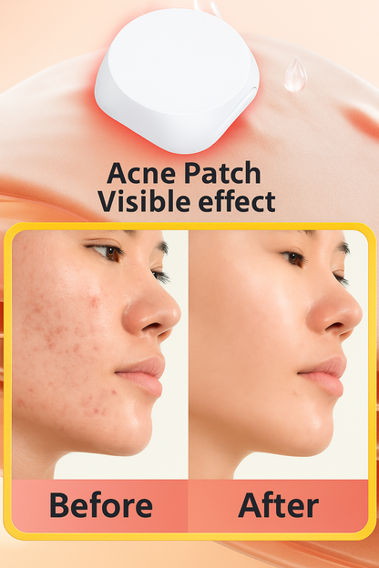 Electronic Acne Patches with Red & Blue LED Light – 6 Pack