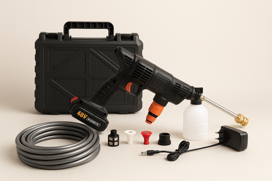Rechargeable Car & Bike Washer Gun – High Pressure (48V)