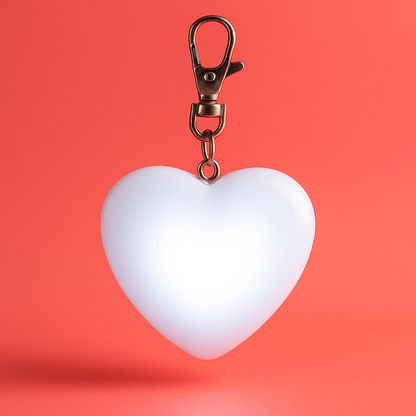 Premium Touch-Activated Heart Glow LED Bag Light (Rechargeable)