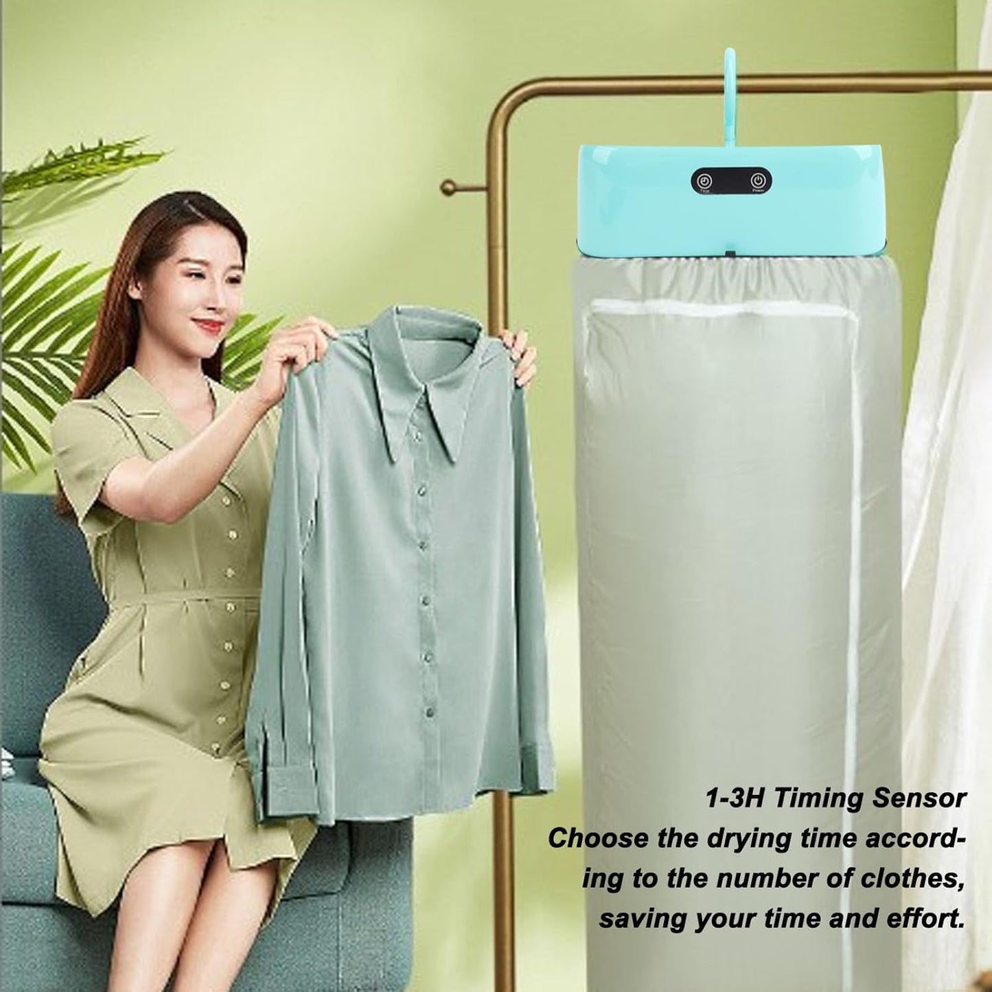 Portable Clothes Folding Dryer – Compact & Powerful