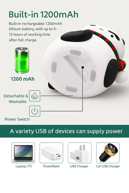 Adorable Panda Night Light – The Perfect Gift for Kids, Girls, Boys & Panda Lovers!