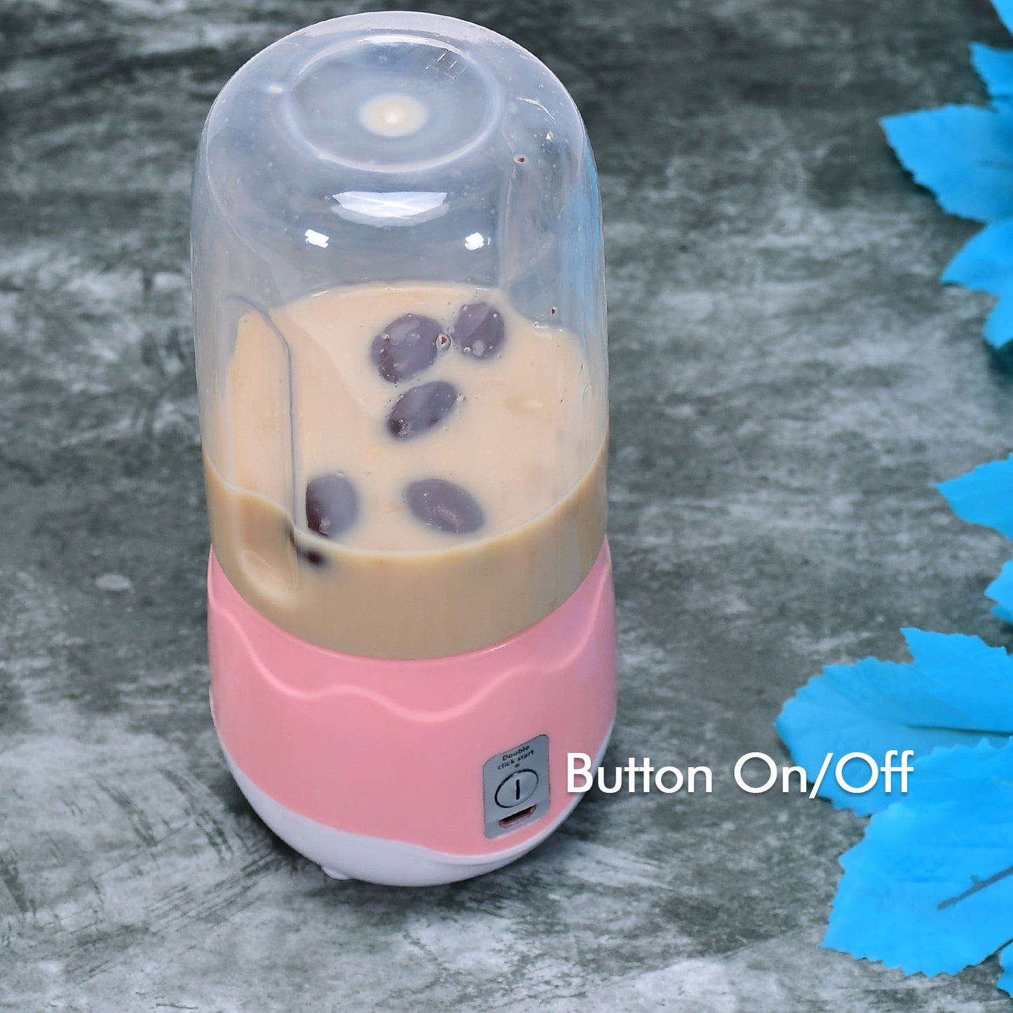 Portable Blender Personal Blender Juicer Cup Mini Handheld Blender With 4 Blades Mixer For Fruit Shakes And Smoothies Portable Juicer (Multicolor)
