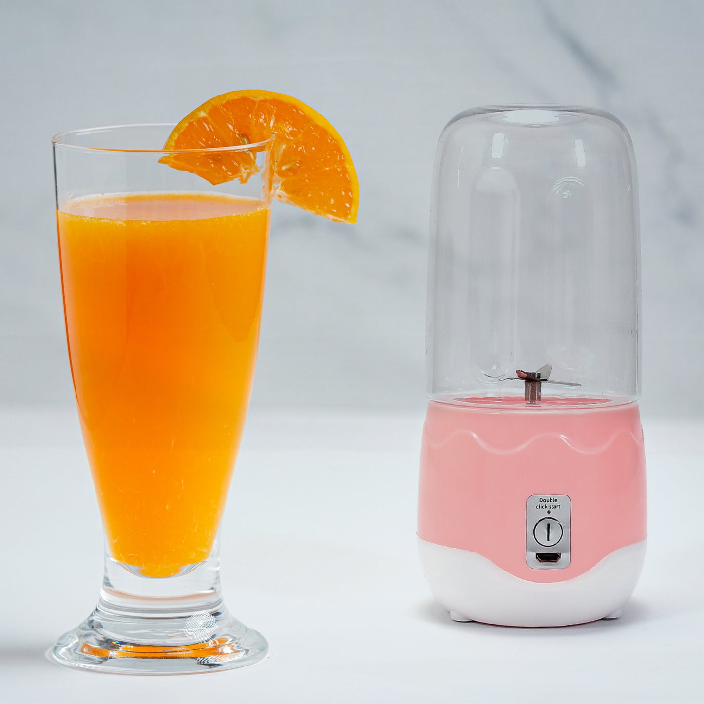 Portable Blender Personal Blender Juicer Cup Mini Handheld Blender With 4 Blades Mixer For Fruit Shakes And Smoothies Portable Juicer (Multicolor)
