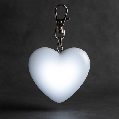 Premium Touch-Activated Heart Glow LED Bag Light (Rechargeable)