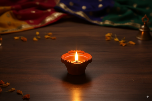 LED Light Water Sensor Diyas – Plastic, Ambient Lights